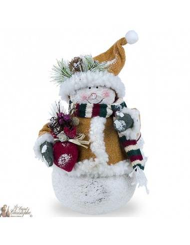 Cestino natalizio in ceramica - Candele