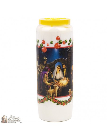 Christmas ceramic basket - Candles