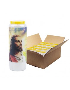 Padre Novena Candles Líbrame del mal - 20 piezas