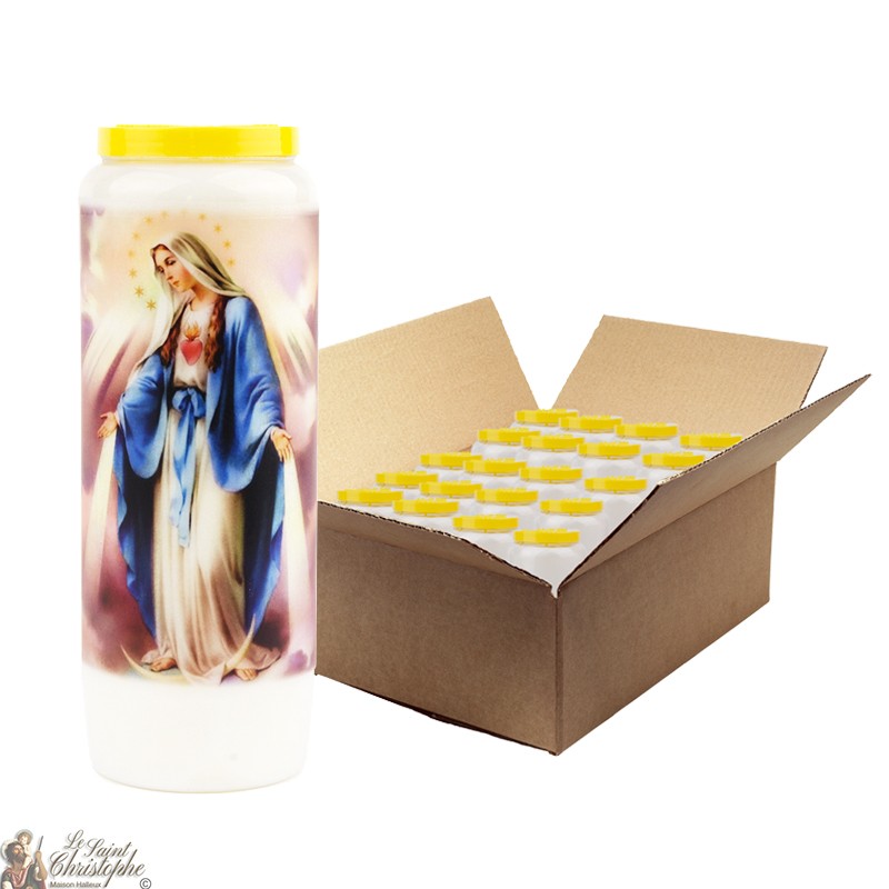 Miraculous Virgin Novena Candles - 20 pieces