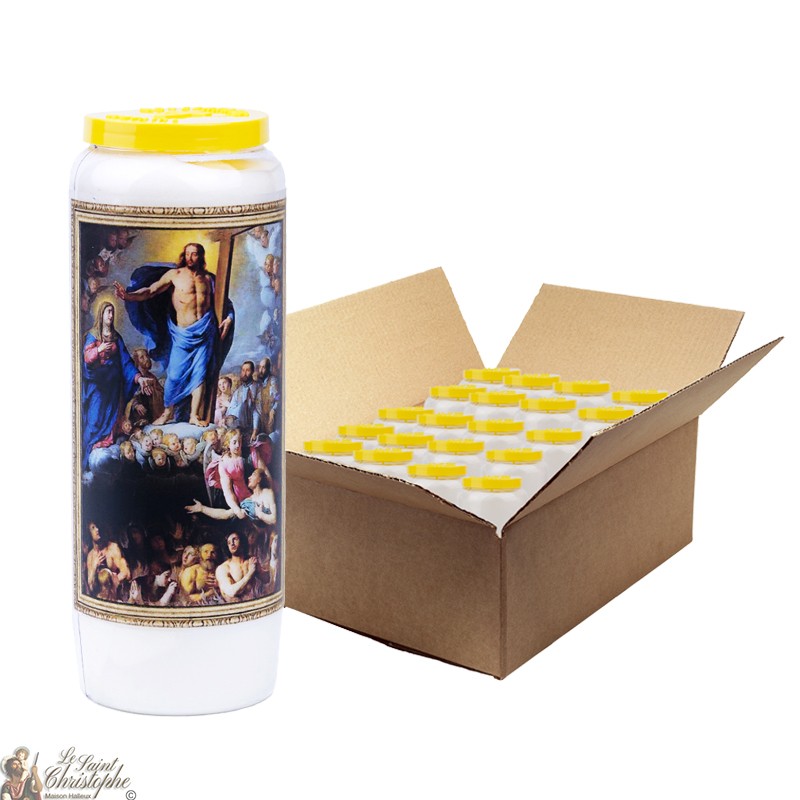 Novena Candles with Souls from Purgatory - 20 pieces