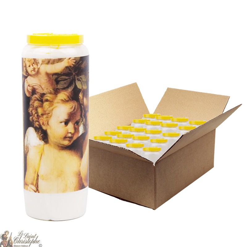 Candele Angel Novena d'epoca - 20 pezzi