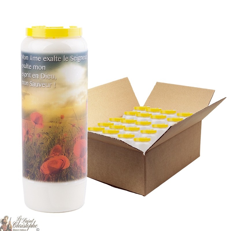 Magnificat prayer novena candles - 20 pieces