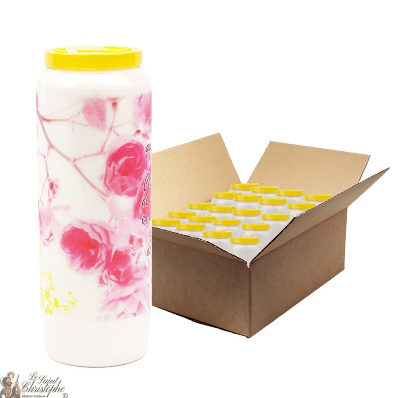 Novena candles Jesus model 3 - 20 pieces