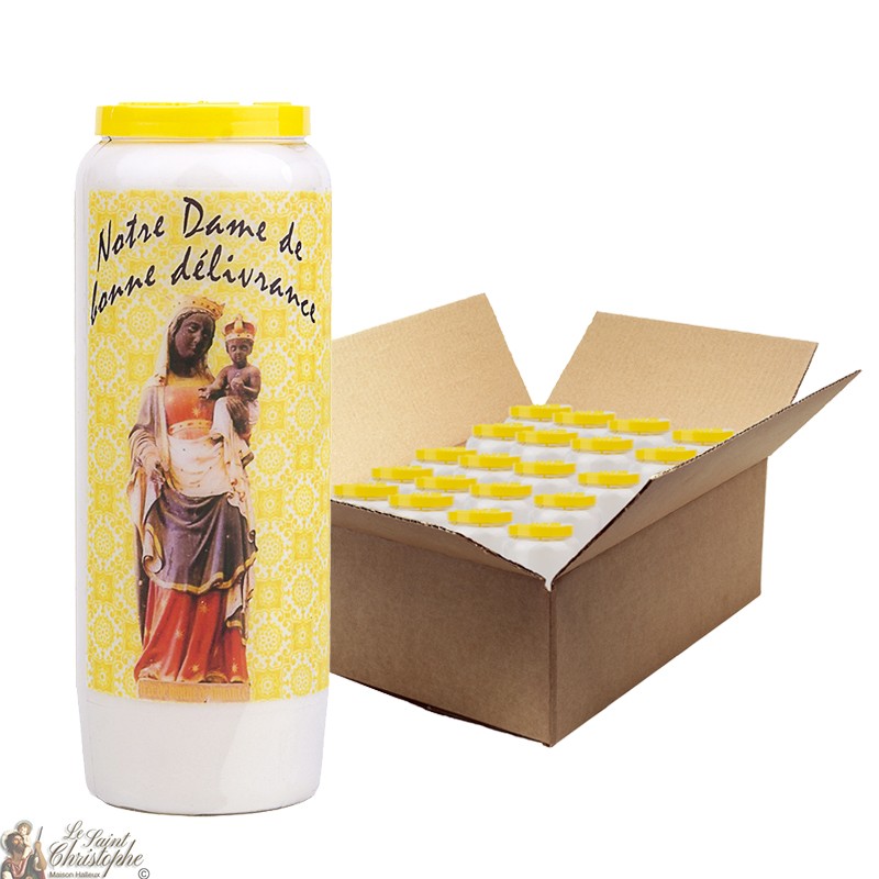 Virgin Mary Novena kaarsen van goede levering - 20 stuks