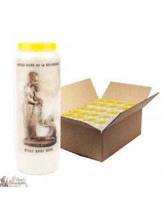 Bougies de Neuvaine Notre Dame de bonne délivrance - 20 pièces