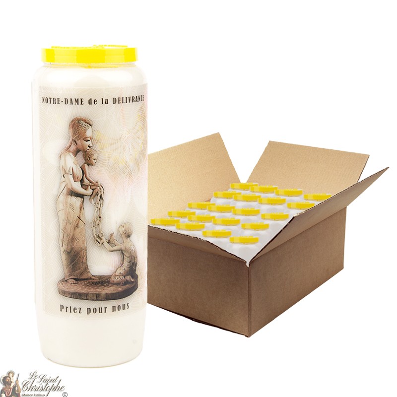 Virgin Mary Novena kaarsen van goede levering - 20 stuks