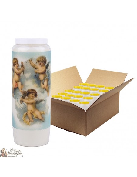 Vintage Angel Novena Candles - 20 pieces
