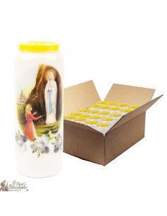 Vela de la Virgen María Novena de Guadalupe - 20 piezas