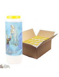 Virgin Mary of Lourdes Novena kaarsen - 20 stuks