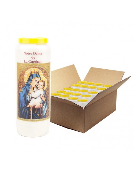 Virgin Mary of Lourdes Novena kaarsen - 20 stuks