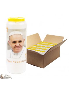 Pope Francis Novena candles - 20 pieces