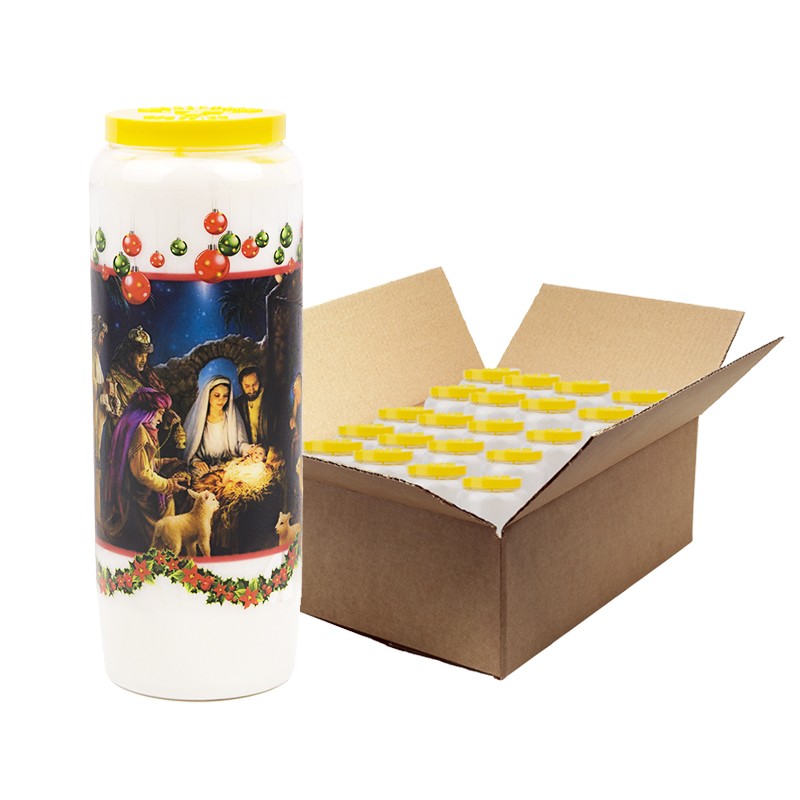 Candele Novena di Natale - 20 pezzi