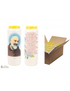 Padre Pio Novena Candles - 20 pieces