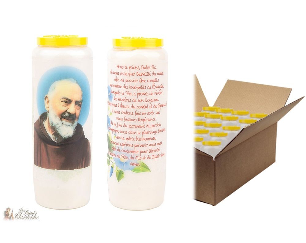 Pater Pio Novena Kaarsen - 20 stuks