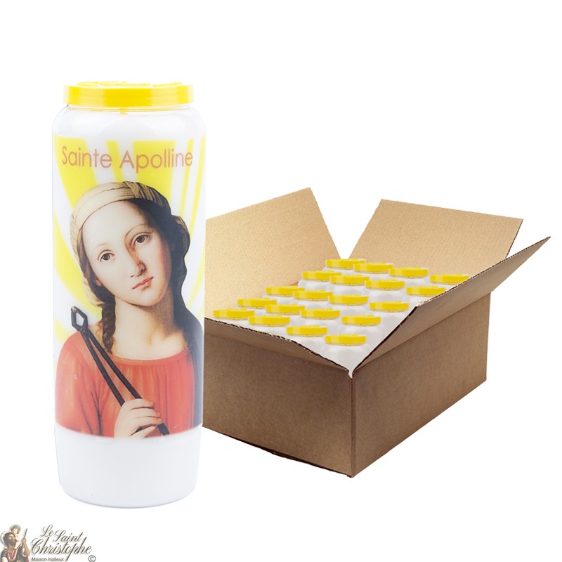 Novena candles at St. Apollina - 20 pieces