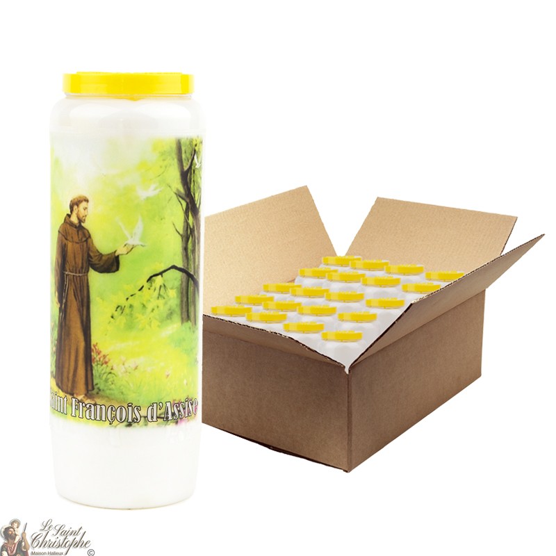 Novena kaarsen bij Heilige Franciscus van Assisi - 20 stuks