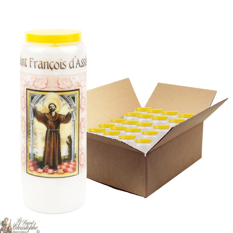 Novena candles at Holy Francis of Assisi - 20 pieces