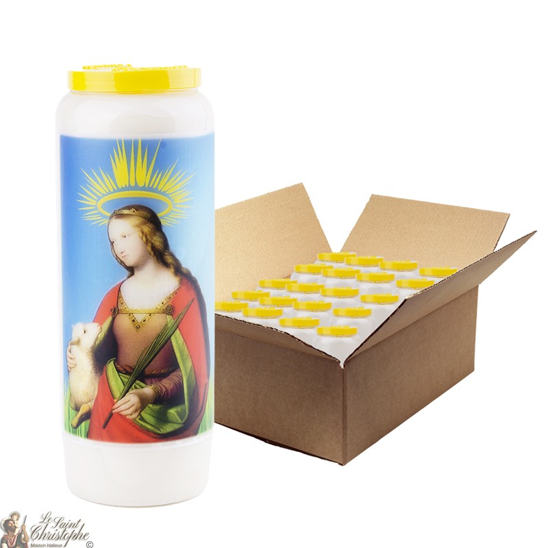 Novena candles in Holy Agnes - 20 pieces