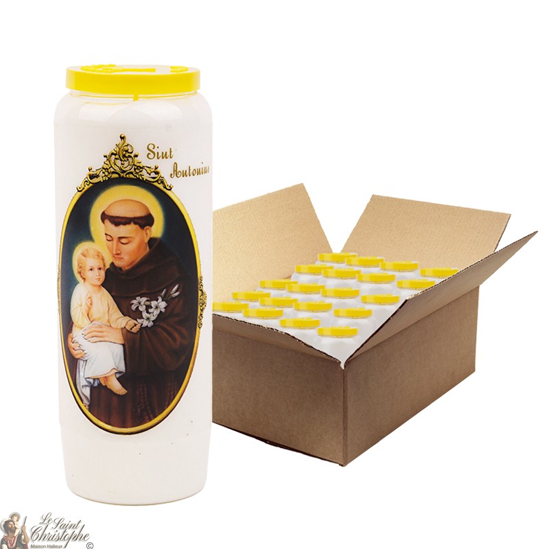 Novena kaarsen in Heilige Antonius - 20 stuks