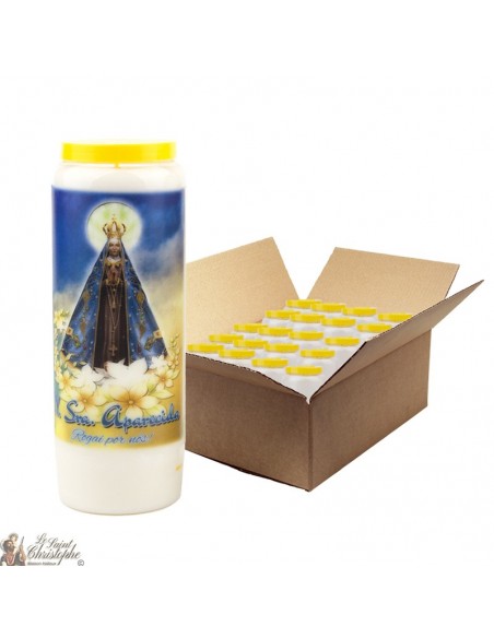 Novena candele alla Vergine Maria di Aparecida - 20 pezzi