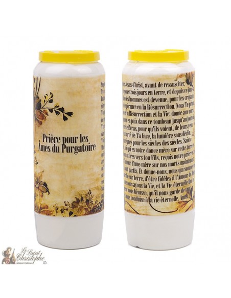 Novena Candles with Souls from Purgatory - 20 pieces