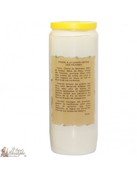 Virgin Novena kaarsen van de armen van Banneux N.D. - 20 stuks