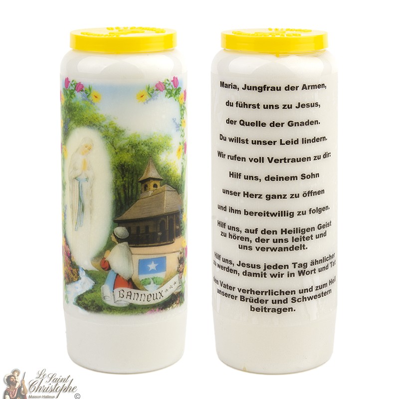 Virgin Novena kaarsen van de armen van Banneux N.D. - 20 stuks