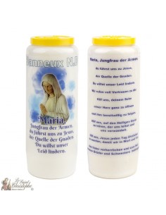 Virgin Novena candles of the poor of Banneux N.D. - 20 pieces
