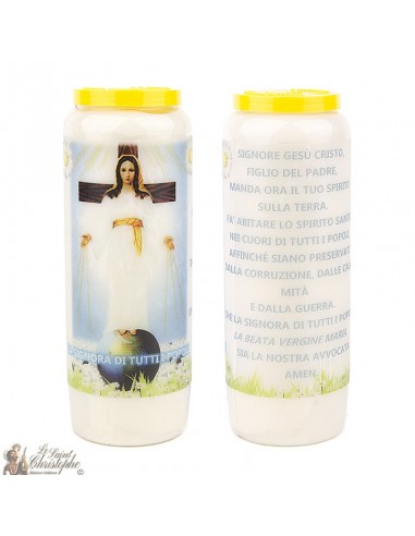 Candele Novena de la Signora di Pellevoisin - 20 pezzi