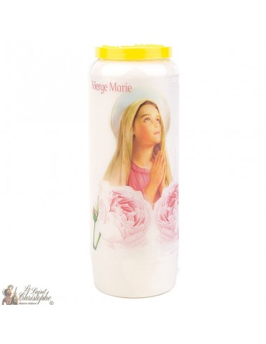 Ave María, velas de novena - 20 piezas
