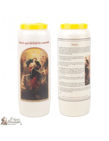 Candle of Mary Novena that undoes the Knots - 20 pieces