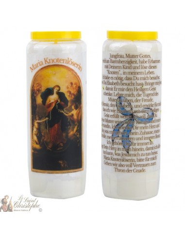 Novena María Deshacer los Nudos Velas - 20 piezas