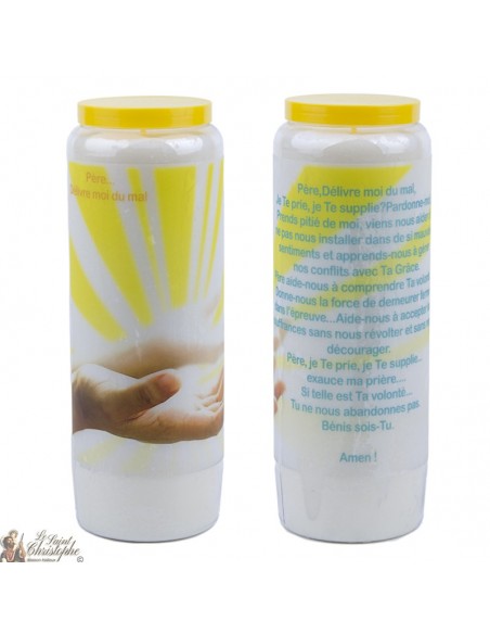 Velas de Novena del Sagrado Corazón de María - 20 piezas