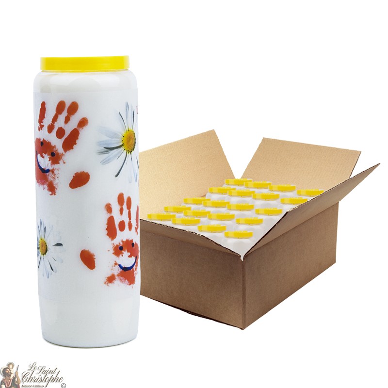 Novena kaarsen voor kinderhanden - gescheiden ouders - gebed - 20 stuks