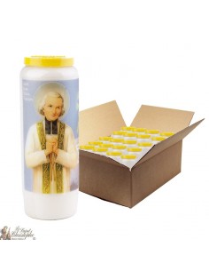 Bougies de Neuvaine Curé d'Ars - Jean marie Vianney - 20 pièces