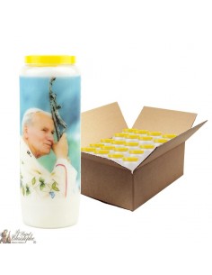 Novenakerzen zu Johannes Paul II. - 20 Stück