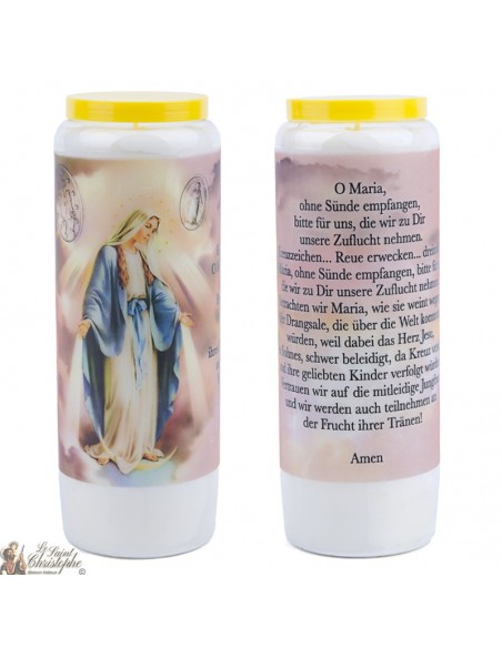 Miraculous Virgin Novena Candles - 20 pieces