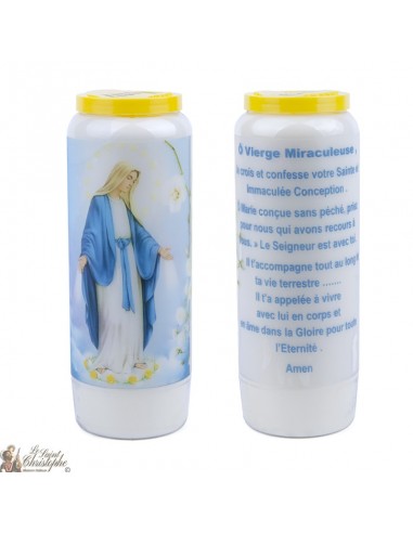 Velas de Novena Cristo Misericordioso - 20 piezas