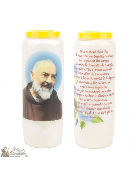 Padre Pio Novena Candles - 20 pieces