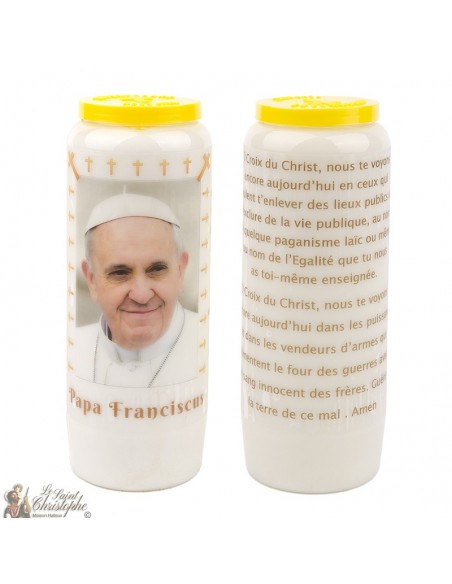 Velas Novena Papa Francisco - 20 piezas