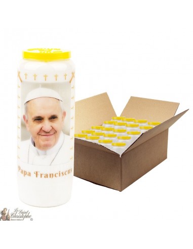 Paus Francis Novena kaarsen - 20 stuks