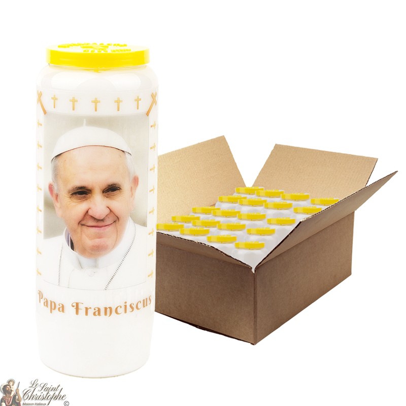 Pope Francis Novena candles - 20 pieces