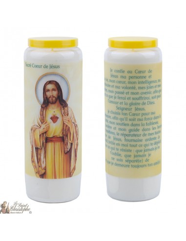 Velas de Novena del Sagrado Corazón de Jesús - 20 piezas