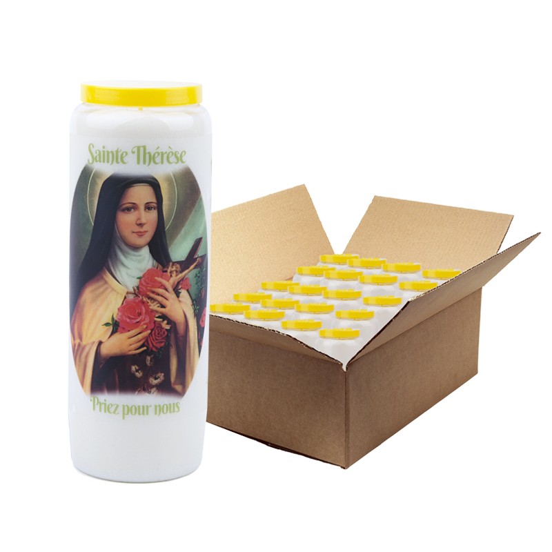Novena candles at St. Therese of Lisieux - 20 pieces