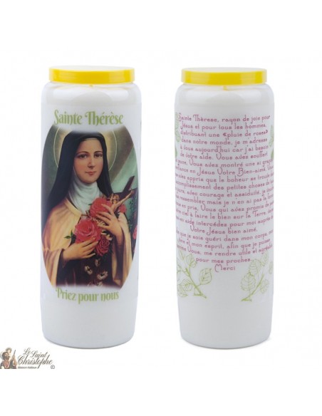 Candele del Sacro Cuore di Gesù e Maria Novena - 20 pezzi