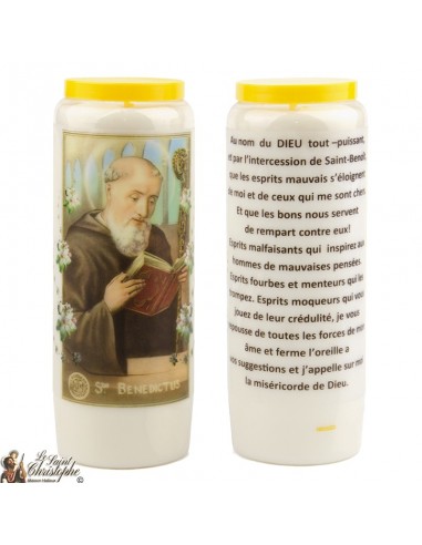 Velas de novena en San Benito 1 - 20 piezas