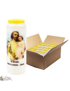 Candele San Giuseppe Novena - 20 pezzi