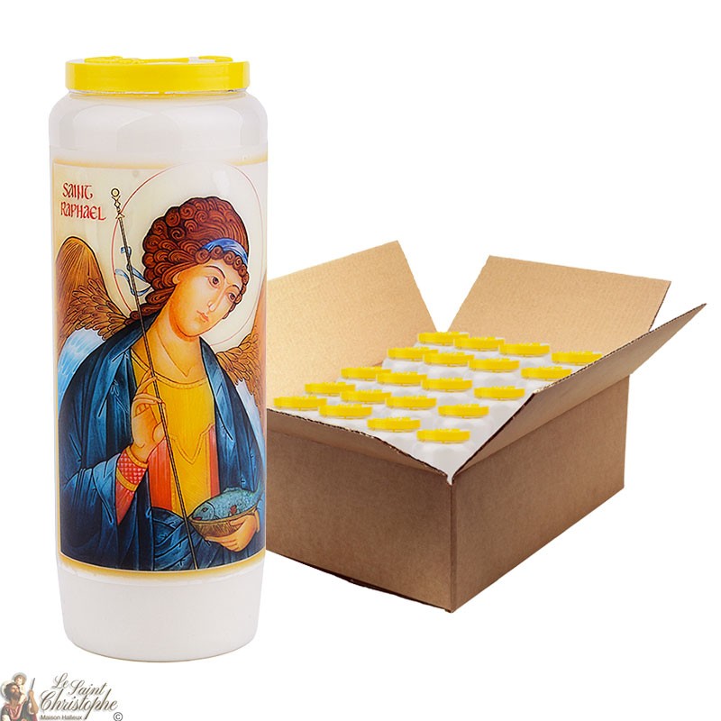 Candele Saint Raphael Novena - Modello 1 - 20 pezzi