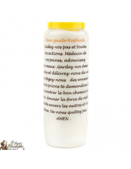 Saint Raphael Novena Candles - Model 2 - 20 pieces